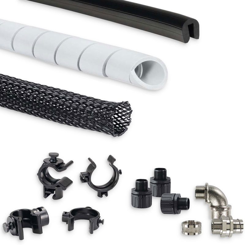 Elementy ochrony i prowadzenia przewodów