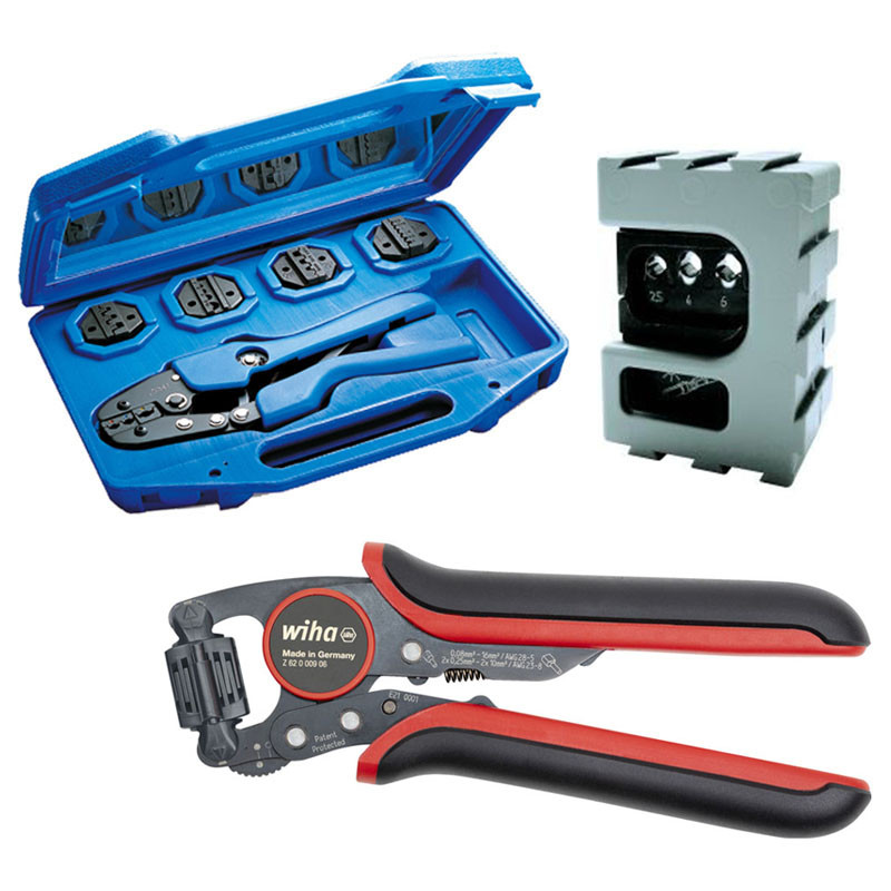 Narzędzia do zaciskania końcówek kablowych