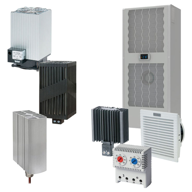 Ogrzewanie i chłodzenie szaf sterowniczych